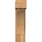 Ekena Millwork Thorton Block Rough Sawn Bracket w/ Offset Brace, Western Red Cedar, 8"W x 20"D x 32"H BKT0806X20X32THR05RWR - alternate 3